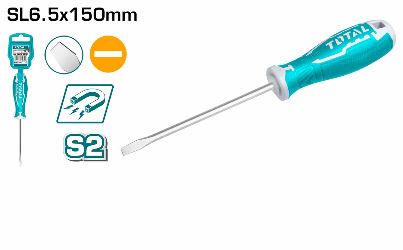 Total Slotted Screwdriver THT266150 Total